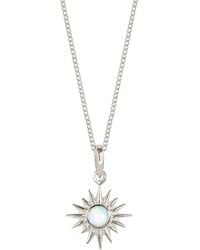 Charlotte's Web Jewellery - Solar Eclipse Sterling Necklace - Lyst