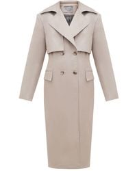 HER CIPHER - Neutrals Seasycle Trench Coat - Lyst