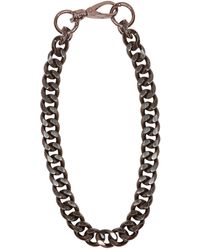 Sylvia Piechulla - Chunky Aluminium Chain Necklace - Lyst