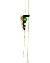 Gissa Bicalho - Handmade Acrylic Necklace Inti /nacre - Lyst