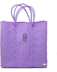Lolas Bag - Medium Lilac Tote Bag - Lyst