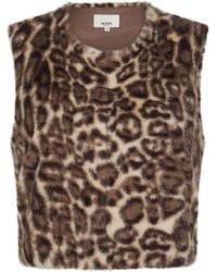 Nooki Design - Neutrals Edelweiss Faux Fur Gilet - Lyst