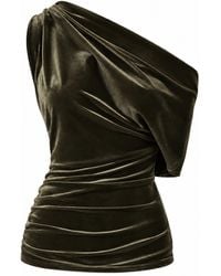 Me & Thee - Right As Rain Velvet Drop Shoulder Top - Lyst