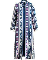 Kipépéo - Sorayya Jajim Fringe-Cuff Long Coat - Lyst