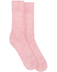 Paul James Knitwear - Alpaca Kenilworth Lounge Socks - Lyst