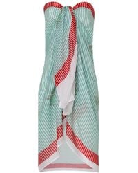 DHARA SHETH DUBAI - Azure Bloom Floral Resort Tube-Style Sarong - Lyst