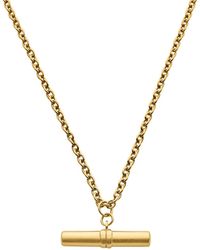 Bermuda Watch Company - Maivelle Blair T-Bar Cable Chain Necklace - Lyst