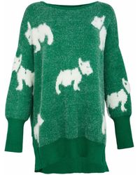 Saachi - Dog Motif Pullover Sweater - Lyst