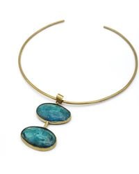 Lala Salama - Glass Drop Choker - Lyst