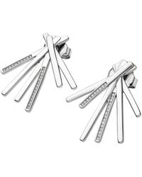 Lucy Quartermaine - Solid Sterling Fan Key Studs - Lyst