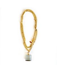 Persia Dona Jewelry - Vintage Square Locket Necklace - Lyst