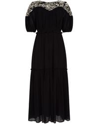 Rose & Nancy - Rhea Lace Maxi Boho Dress - Lyst