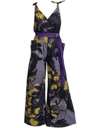 ARTISTA - Diana Printed Palazzo Leg Jumpsuit - Lyst