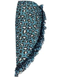 Nur Karaata - Lily Long Leo Skirt - Lyst