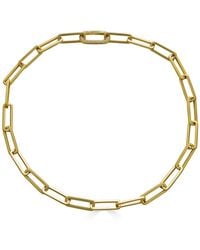 Loni Paul Jewelry - Matte Chunky Rectangle Paperclip Necklace - Lyst