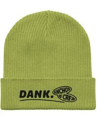 Anchor and Crew - Leaf Dank Gen. Organic Cotton Embroidered Beanie - Lyst