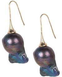 Saachi - Pearl Baroque Drop Earrings - Lyst