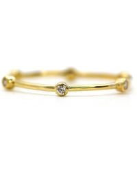 VicStoneNYC Fine Jewelry - Timeless Simple Bezel Setting Diamond Ring - Lyst