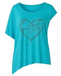 Conquista - Asymmetric Printed Top - Lyst