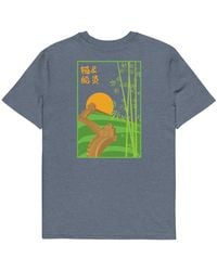 Anchor and Crew - Heather Great Wall Of China Landmark Organic Cotton T-Shirt - Lyst