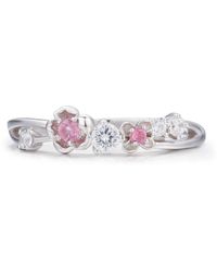Azura Jewelry New York - Cherry Blossom Tourmaline Band Vermeil - Lyst