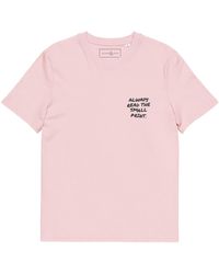 Anchor and Crew - Cotton Small Print Annotations Organic Cotton T-Shirt - Lyst