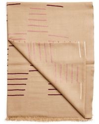 Variously - Maple Handwoven Hand Embroidered Classic Scarf - Lyst