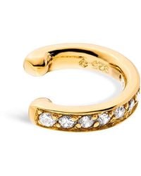 SALLY SKOUFIS - Edge Mono Ear Cuff Made Cz Diamond Stimulant - Lyst