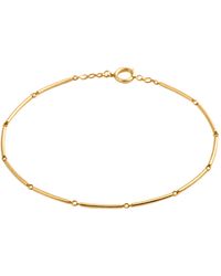 Lily Flo Jewellery - Solid Light Line Interval Link Chain Necklace - Lyst