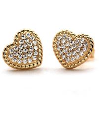 VicStoneNYC Fine Jewelry - Luxury Heart Stud Earrings – Luxury, Sparkle, And Love - Lyst