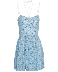 2KStyle - Grace Floral Print Spaghetti Straps Mini Dress - Lyst