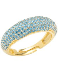 Spero London - Pave Sterling Dome Ring - Lyst
