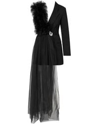 LIA ARAM - Blazer With A Deconstructed Twist - Lyst