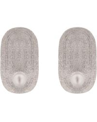 Silver Moon - Pearl Sterling Earrings – Lunar Echo - Lyst