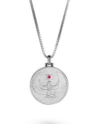 Vermaye Switzerland - Isis Ruby Necklace Boxchain - Lyst