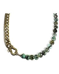 Rachel Nathan - Shackle Duo: Faceted African Coin Necklace - Lyst