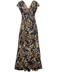 Alie Street London - Sophia Maxi Dress Golden Blossom - Lyst