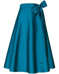 Richa Sharma - Hued Wrap Around Silk Skirt - Lyst