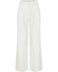 NAZLI CEREN - Tina Linen Trousers - Lyst