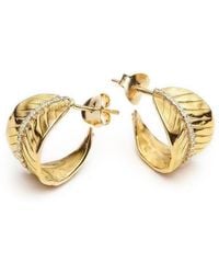 With Love Darling - Ashok Leaf Earrings - Lyst