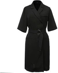 Smart and Joy - Wrap Tailor Dress With Belt - Lyst