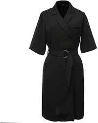 Smart and Joy - Wrap Tailor Dress With Belt - Lyst