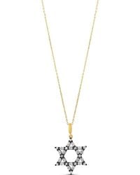 SHYMI - Rhodium Mix Shape Star Of David - Lyst