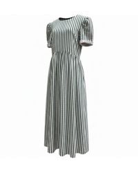 BEIRA - Flora Dress – Stripe Cotton - Lyst