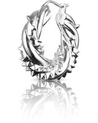 Kasun - Entwined Serpent Hoops - Lyst