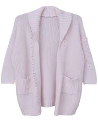 Saachi - Ribbed Knit Open Cardigan Sweater - Lyst