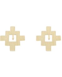 Sheida Farrokhi - Minimal Flower Earrings - Lyst