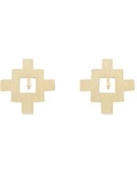Sheida Farrokhi - Minimal Flower Earrings - Lyst