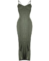 Zhenabia - Armor Dress Khaki - Lyst