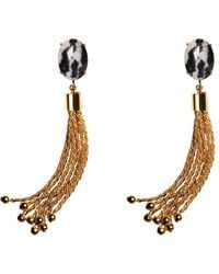 Crystalline Jewellery - Zebra Jasper Cascade Earrings - Lyst